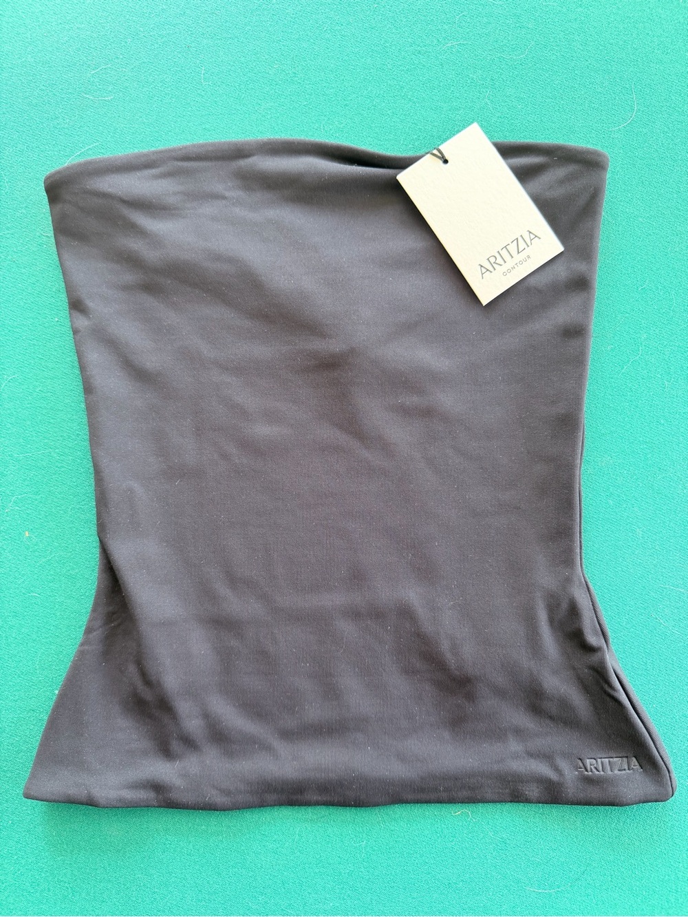 NWT Aritzia Black XS Strapless Tube Top
